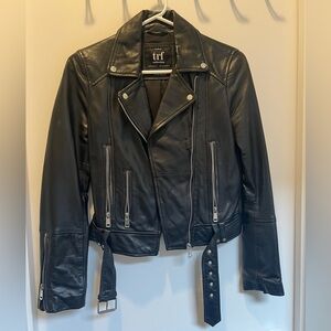 Zara leather jacket